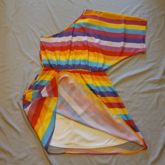 Fantastic Farm Rainbow Woman Dress Size M - Picture 3 of 10